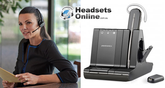 Plantronics savi w745 wireless headset deals